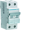 Miniature circuit breaker, 6kA, C, 2-pole, 3A char. c