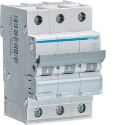 Miniature circuit breaker 6kA C 3-pole 0 5A