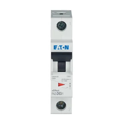 Miniature circuit breaker type D 1-pole, 63A, D-Char