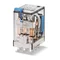 Miniature industrial relay 3P; 10A; 110V AC; test button., 55.33.8.110.0010