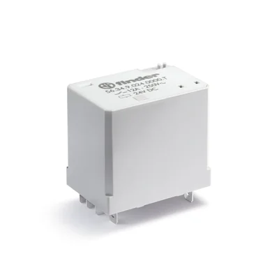 Miniature power relay 4P; 12A; 24V DC; traction version