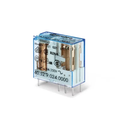 Miniature relay 2P; 8A; 24V DC, 40.52.9.024.0000