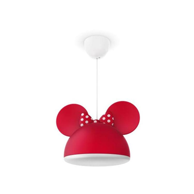 Minnie Mouse lampa wisząca czarwona