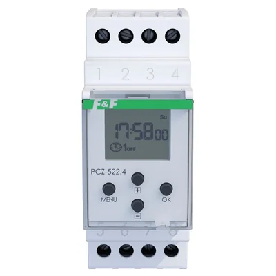 Minuterie hebdomadaire programmable à 2 canaux - programmable via NFC ANDROID et iOS