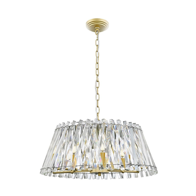 MIRABELL Sechsflammige Pendelleuchte 61cm 60W E14 IP20 Gold