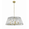 MIRABELL Sechsflammige Pendelleuchte 61cm 60W E14 IP20 Gold