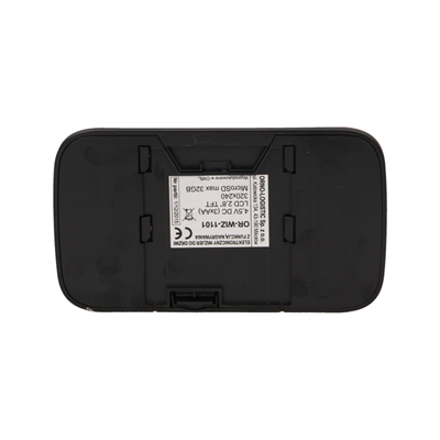 Mirilla electrónica de 3,2" con función de grabación en tarjeta Micro SD, funciona con pilas, marrón