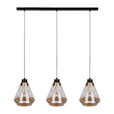 MISTRAL Suspension triple 117cm 60W E27 IP20 or