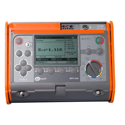 Misuratore di avvio multifunzionale MPI-520 + licenza per il programma SONEL PE6