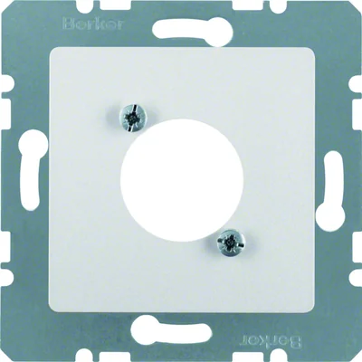 Mittelplatte für XLR-Rundstecker der D-Serie; Aluminium; B.Quadrat/B.7