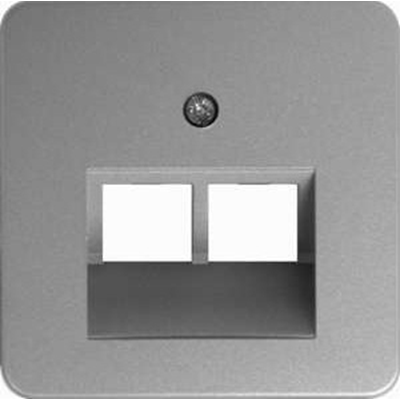 Mittelstück für UAE-Doppelanschlussdose Aluminium