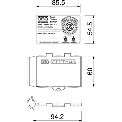 MK-B magnetic card