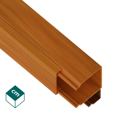 MKE / Conduit électrique PVC-U 30/32 Bois clair - 2 m (15 pièces/paquet)
