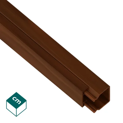 MKE / Electrical Duct PVC-U 18/20 Dark Wood - 2 m (25 pcs./pack)