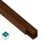 MKE / Elektroinstallationsrohr PVC-U 15/25 Dunkelholz - 2 m (24 Stück/Packung)