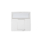 MMC 45x45 adaptér pro 1xRJ45 keystone moduly