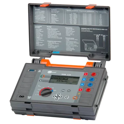 MMR-620 low resistance meter with calibration certificate