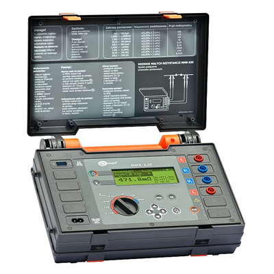 MMR-630 low resistance meter with calibration certificate