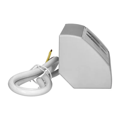 Möbelsteckdose 2x2P+Z, 2xUSB (Typ A+C; 2,4 A), grau-silber