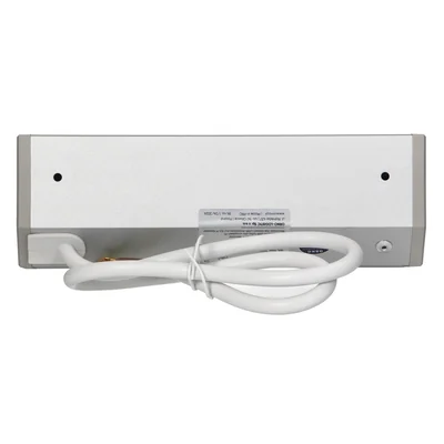Möbelsteckdose 2x2P+Z, 2xUSB (Typ A+C; 2,4 A), grau-silber