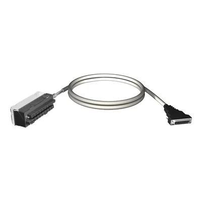 Modicon X80, sada kabelů, 28pinový konektor, konektor SUB D25, pro I/O moduly X80, 3 m
