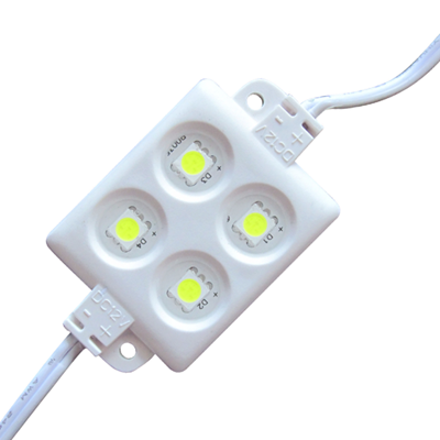 Moduł LED żółty 4x5050 12V IP65