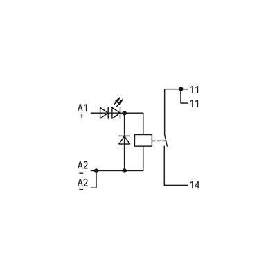 Moduł przekaźnikowy 15mm 24V DC 1z