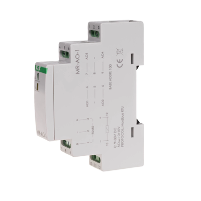 Moduł wyjść analogowych z wyjściem MODBUS RTU
