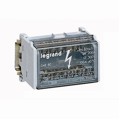 Modular block of distribution strips BR 2-7