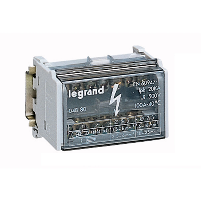 Modular block of distribution strips BR 2-7