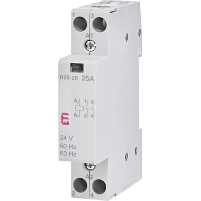 Modular contactor 25A 2 NO contacts (1 mod. 2 pole) R 25-20 24V