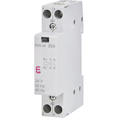 Modular contactor 25A 2 NO contacts (1 mod. 2 pole) R 25-20 24V