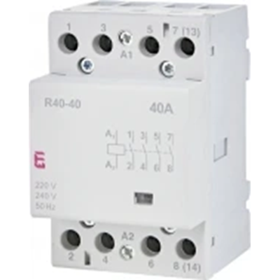 Modular contactor 40A 4 NO contacts (3 mod. 4 poles) R 40-40 230