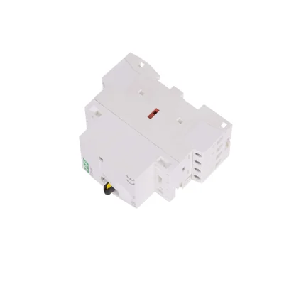 Modular contactor with manual control, rail mounting 25A, 4NO contacts