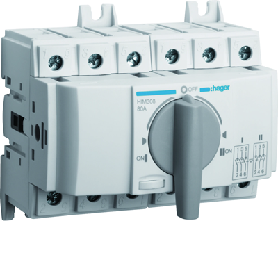 Modular power switch I-O-II, 3x80A