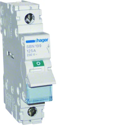 Modular switch disconnector, 1P 125A