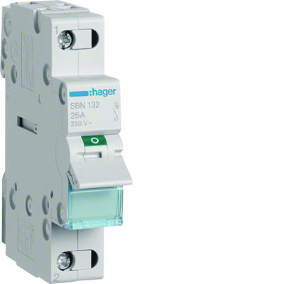 Modular switch disconnector 1P 32A