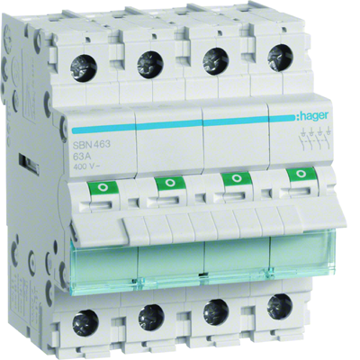Modular switch disconnector 4P 63A