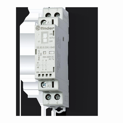 Modularer Schütz 2P 25A 24V 17,5mm