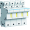 Modularer Sicherungssockel, 4-polig, 3+N, 50A