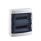 Modulares Kunststoffgehäuse ECOLOGY 36 Module (2x18) IP55 Z+N-Streifen, transparente Tür