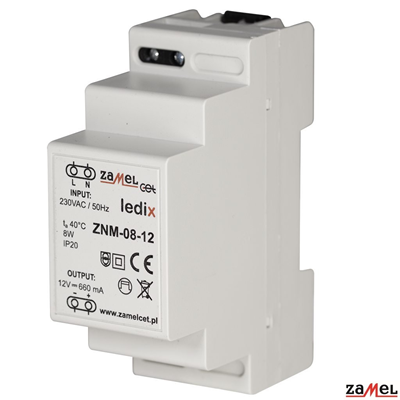 Modulares LED-Netzteil 12V DC 8W