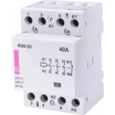 Modulární stykač R 40-31 230V 40A 3 rozpínací a 1 rozpínací kontakt (3 moduly, 4 póly)