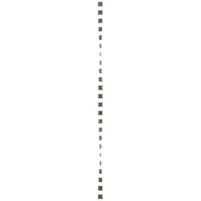 Module d'antenne Simon 55 WMDA-10xxxx-149 de type « F ». Pour installations individuelles ; noir mat