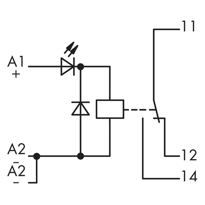 Module relais 15mm 24V DC 1p