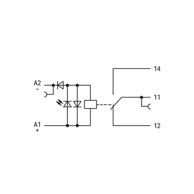 Module relais 220 V CC, gris 859-308