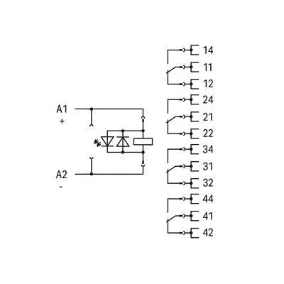 Module relais 24 V CC 858-354