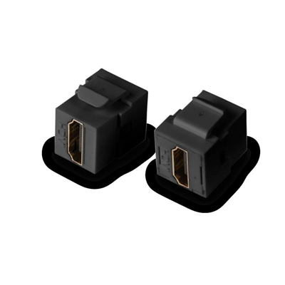 Module trapézoïdal HDMI noir