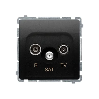 Módulo de antena de paso Simon Basic WMUA-02018z-Y011 R-TV-SAT, 1 entrada: 5 MHz–2,4 GHz; color negro.