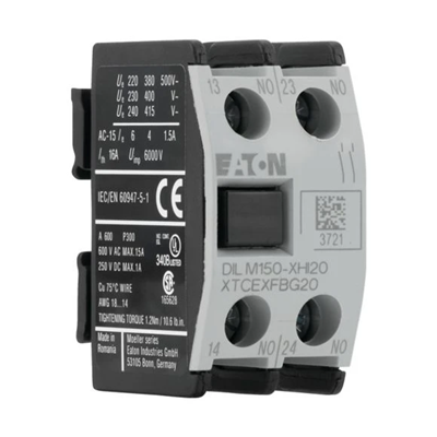 Módulo de contactos auxiliares DILM150-XHI20, 2Z 0R